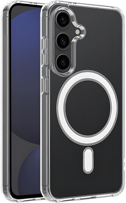 xvx Back Cover for Samsung Galaxy S24 FE 5G(Transparent, Camera Bump Protector, Silicon, Pack of: 1)