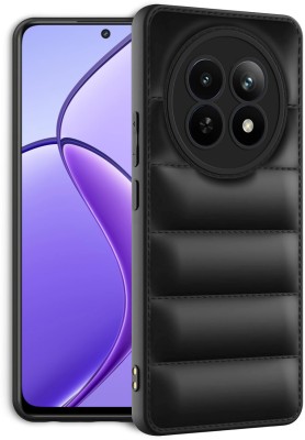 BOZTI Back Cover for RealMe 12x 5G(Black, Puffer, Silicon, Pack of: 1)