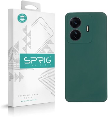 Sprig TPU Matte Back Cover for IQOO Z6 Pro 5G, IQOO Z6 Pro, Z6 Pro(Green, Grip Case, Pack of: 1)