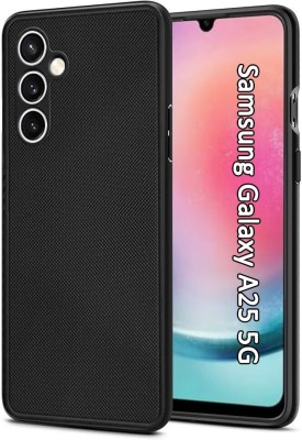 Casekoo - IN CASEKOO IN LOVE Back Cover for Samsung Galaxy A25 5G(Black, Grip Case, Silicon, Pack of: 1)