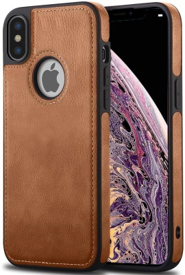 BOZTI Back Cover for Apple iPhone XS, Apple iPhone X(Brown, Grip Case, Pack of: 1)