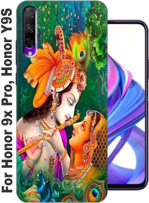 Rockerspot Back Cover for Honor 9X Pro 2531(Blue, Dual Protection, Silicon, Pack of: 1)