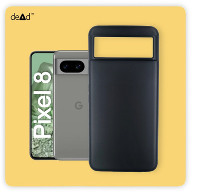 dead Back Cover for Google Pixel 8(Black, Grip Case, Pack of: 1)