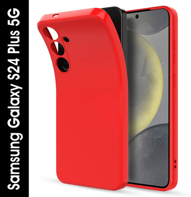 Casotec Back Cover for Samsung Galaxy S24 Plus 5G(Red, Silicon, Pack of: 1)