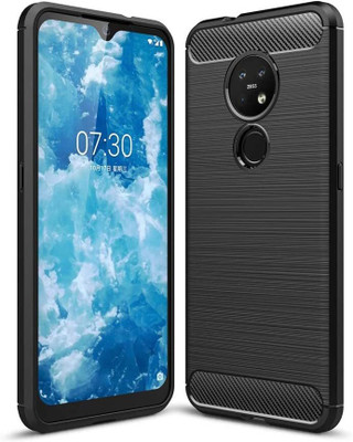 SmartPoint Back Cover for Nokia 7.2(Black, Shock Proof, Pack of: 1)