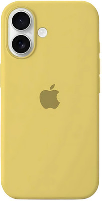 INNOPACE Back Cover for Apple iPhone 16(Yellow, Grip Case, Silicon, Pack of: 1)