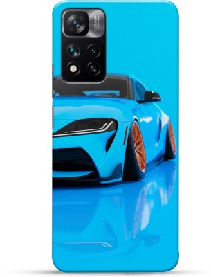 TrishArt Back Cover for Xiaomi Redmi Note 11 Pro+ 5G(Blue, Black, Hard Case, Pack of: 1)