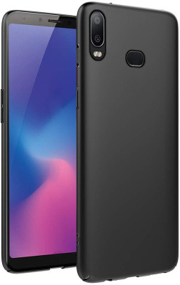 SmartLike Back Cover for Samsung Galaxy A6s(Black, Shock Proof, Silicon, Pack of: 1)