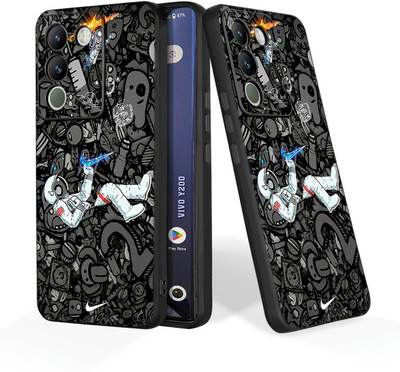 CLASSYPRINT Back Cover for Vivo Y200 5G(Black)