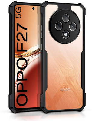 AIZLO Back Cover for OPPO F27 5G(Black, Camera Bump Protector, Pack of: 1)