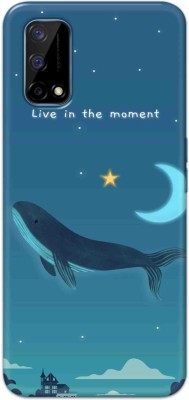 NDCOM Back Cover for Realme Narzo 30 Pro 5G Blue Cute Night Sky Quote Printed Hard Case(Multicolor, Hard Case, Pack of: 1)