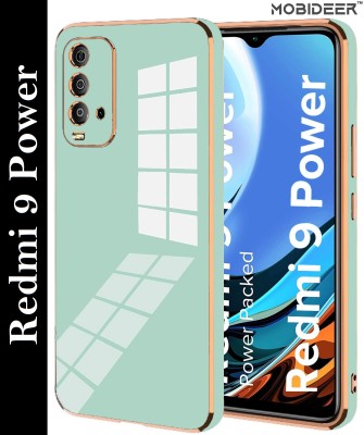 MOBIDEER Back Cover for Redmi 9 Power
Golden Line, Premium Soft Chrome Case | Silicon Gold Border(Green, Silicon, Pack of: 1)