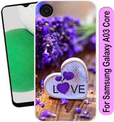 SmartGoldista Back Cover for Samsung Galaxy A03 Core(Transparent, Flexible, Silicon, Pack of: 1)