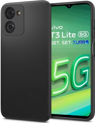 COST TO COST Back Cover for Vivo T3 Lite 5G, vivo T3 lite 5G V2356(Black, Shock Proof, Silicon, Pack of: 1)