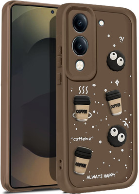 Flipkart SmartBuy Back Cover for vivo T4 Lite 5G(Brown, Flexible, Silicon, Pack of: 1)