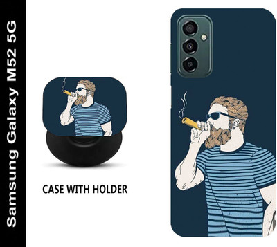 Hello Case Back Cover for Samsung Galaxy M52 5G(Multicolor, Cases with Holder, Pack of: 1)