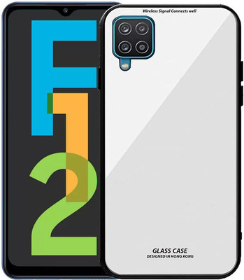 Infigo Back Cover for Samsung Galaxy F12(White, Hard Case, Pack of: 1)