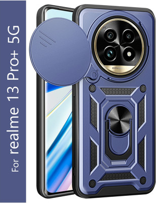 Fablue Back Cover for Realme 13 Pro Plus 5G(Blue, Rugged Armor, Pack of: 1)