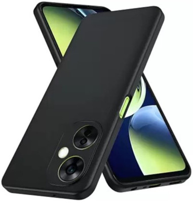 Mobile Case Cover Back Cover for Mi Redmi 13C 5G(Black, Camera Bump Protector, Silicon, Pack of: 1)