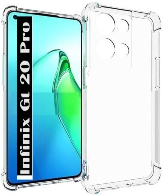 O2MG Back Cover for Infinix GT 20 Pro(Transparent, Shock Proof, Silicon, Pack of: 1)