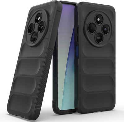 GLOBAL NOMAD Back Cover for Mi Redmi A4 5G(Black, 3D Case, Silicon, Pack of: 1)