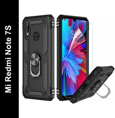 ROSALINE Back Cover for Mi Redmi Note 7 Pro(Black, Shock Proof, Pack of: 1)