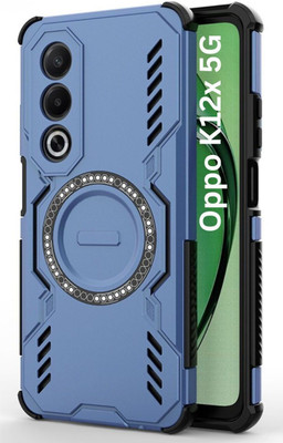 KWINE CASE Back Cover for OPPO K12x 5G(Blue, Rugged Armor, Pack of: 1)