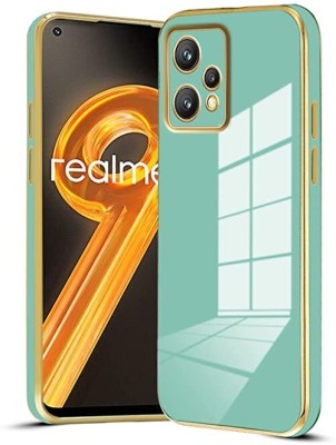 ALLNEEDS Back Cover for Realme 9 Pro Plus |View Electroplated Chrome 6D Case Soft TPU(Green, Dual Protection, Silicon, Pack of: 1)