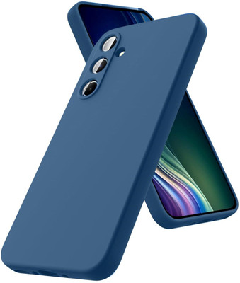 LENIENT Back Cover for Samsung Galaxy A35 5G(Blue, Camera Bump Protector, Silicon, Pack of: 1)