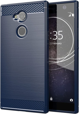 MoreFit Back Cover for Sony Xperia XA2 Ultra(Blue, Shock Proof, Silicon, Pack of: 1)