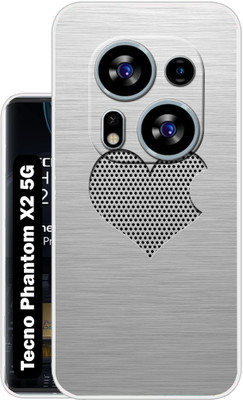 Case Club Back Cover for Tecno Phantom X2 5G(Silver, Grip Case, Silicon, Pack of: 1)