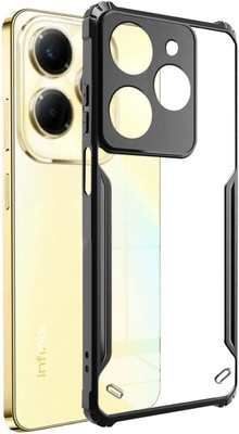 GLOBAL NOMAD Back Cover for Infinix Hot 40 Pro(Black, Shock Proof, Pack of: 1)