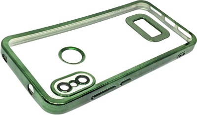 MOZIKON Back Cover for Mi Redmi 6 pro(Transparent, Green, 3D Case, Silicon, Pack of: 1)