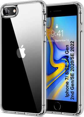 SBMS Back Cover for Iphone 7 / Iphone 8 / iPhone SE 3rd Gen / 2nd Gen / SE 2020 / SE 2022(Transparent, Shock Proof, Silicon, Pack of: 1)