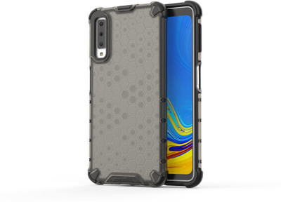 cascov Back Cover for Samsung Galaxy A7 2018 Edition(Black, Dual Protection, Pack of: 1)