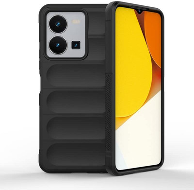 Cover Alive Back Cover for Vivo Y35(Black, Camera Bump Protector, Pack of: 1)