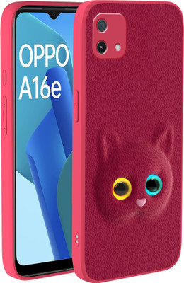SMARTPOCKET Back Cover for Oppo A16E(Pink, 3D Case, Pack of: 1)