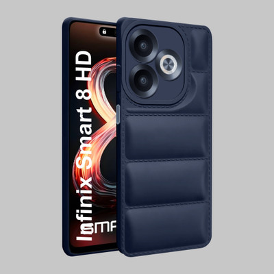CEDO XPRO Back Cover for Infinix Smart 8 HD(Blue, Silicon, Pack of: 1)
