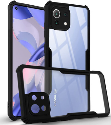 SUNSHINE Back Cover for Xiaomi 11 Lite (5G), Eagle Back Cover Camera Protection 360 Degree Protection(Black, Shock Proof, Pack of: 1)