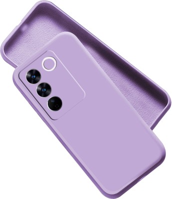 Artistque Back Cover for Vivo V27 Pro 5G(Purple, Flexible, Silicon, Pack of: 1)