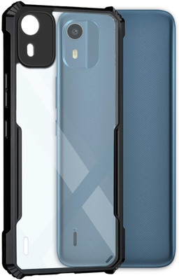 LILLIPUT Back Cover for Nokia C20 PRO(Black, Grip Case, Pack of: 1)