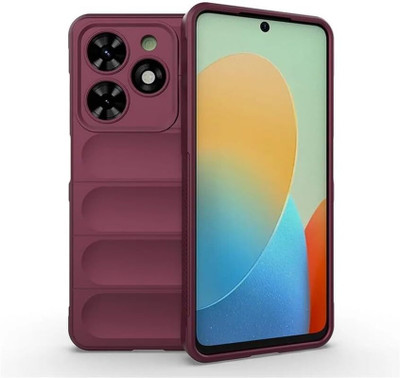 FITSMART Bumper Case for Tecno Spark 20C(Maroon, Shock Proof, Pack of: 1)