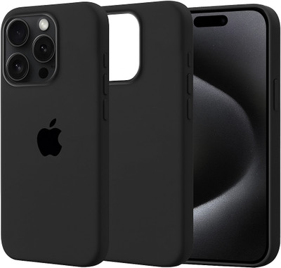 Zonifycart Back Cover for Apple iPhone 16 Pro Max(Black, Matte Finish, Silicon, Pack of: 1)