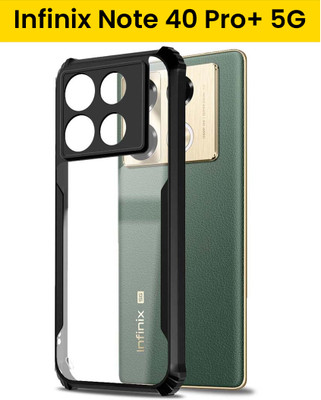 Scobilee Back Cover for Infinix Note 40 Pro+ 5G, Crystal Clear Back Cover Case | 360 Degree Protection(Transparent, Black, Dual Protection, Pack of: 1) Scobilee Back Cover for Infinix Note 40 Pro+ 5G, Crystal Clear Back Cover Case | 360 Degree Protection(Transparent, Black, Dual Protection, Pack of: 1)