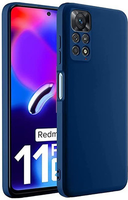 Nice Assoseries HUB Back Cover for Mi Redmi Note 11 Pro 5G, Mi Redmi Note 11 Pro Plus 5G(Blue, Flexible, Silicon)