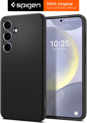 Spigen Back Cover for Samsung Galaxy S24(Black, Grip Case, Pack of: 1)