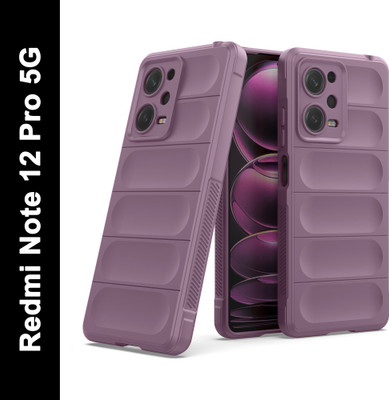Zapcase Back Cover for Redmi Note 12 Pro 5G(Purple, 3D Case, Silicon, Pack of: 1)