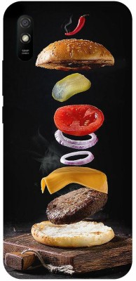 COVERJET Back Cover for REDMI 9A SPORT-BURGER- MASALA- MAKING- STYLE(Multicolor, Hard Case, Pack of: 1)