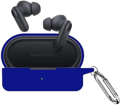 SUNGROW Back Cover for Soft Silicone Case Cover Compatible with One plus Nord 2r Earbuds(Blue, Flexible, Silicon, Pack of: 1)