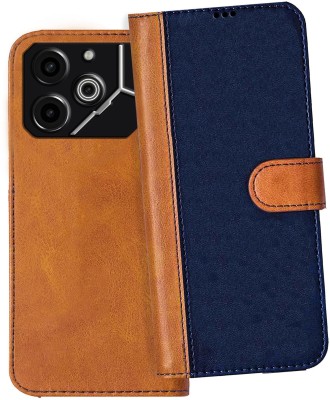 Flipkart SmartBuy Back Cover for Tecno Pova 6 Pro 5G(Blue, Brown, Dual Protection, Pack of: 1)